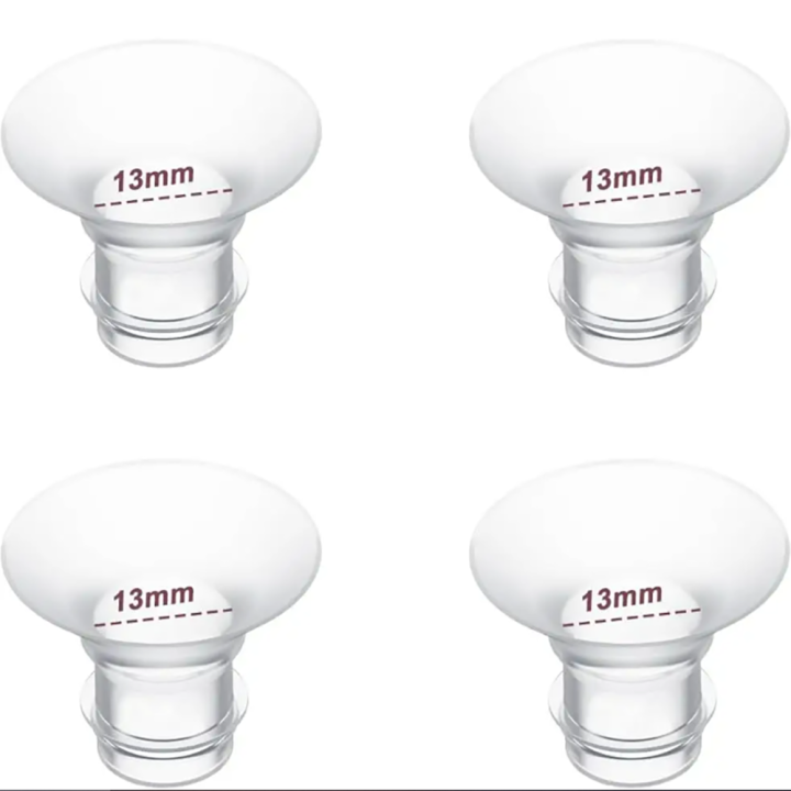 BornBL Silicone Flange Inserts Shield Nipple Tunnel Narrow Connector Feeding Essential Compatible With Most Breast Pumps