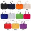 Portable Large Capacity Mummy Bag  Women Felt Shoulder Bag Simple Solid Color Messenger Bag Handbag Travel Casual Crossbody Bags. 