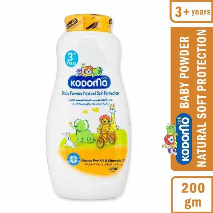 Kodomo Baby Powder Natural Soft Protection 180gm (3+)