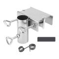 Parasol Holder Patio Umbrella Clamp Patio Umbrella Holder Bench Deck Umbrella Stand for Bleachers Deck Chair Desk. 