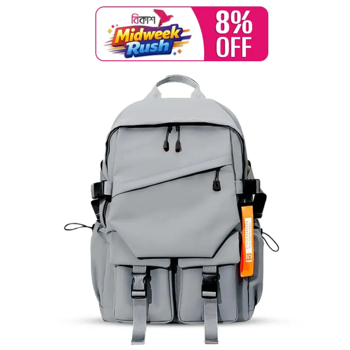 Zebra%20Fashionable%20Laptop%20and%20Travelling%20Backpack%20Gray%20SZ005%20-%20Image%202