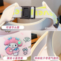 Sanrio Sunscreen Hat Cinnamoroll My Melody Kuromi Pompompurin Anti-Uv Sunshade Cap Large Tongue Sun Hat Kids Birthday Gifts. 