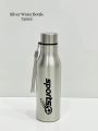 Silver water bottle 750 ml. 