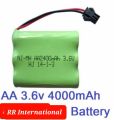 [[3.6V]3-battery-set]Toy Rechargeable Battery[AA]2000mah]]]]RRI. 