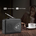 TONIVENT TON009 Portable Cassette Player AM/ FM Radio Auto Stop Mini Stereo Tape Player 3.5mm Earphone Jack Adjustable Volume. 