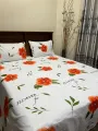 Sun flower Bed Sheet With 2 Pillow Cases. 