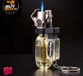 Premium Torch Jet Flame Gas Lighter Windproof Refillable Metal Lighter for Men Outdoor Use. 