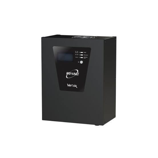 Homage Vertex (SOLAR SUPPORTED INVERTER) HVS-1214-SCC 1200VA 1000Watts 12...