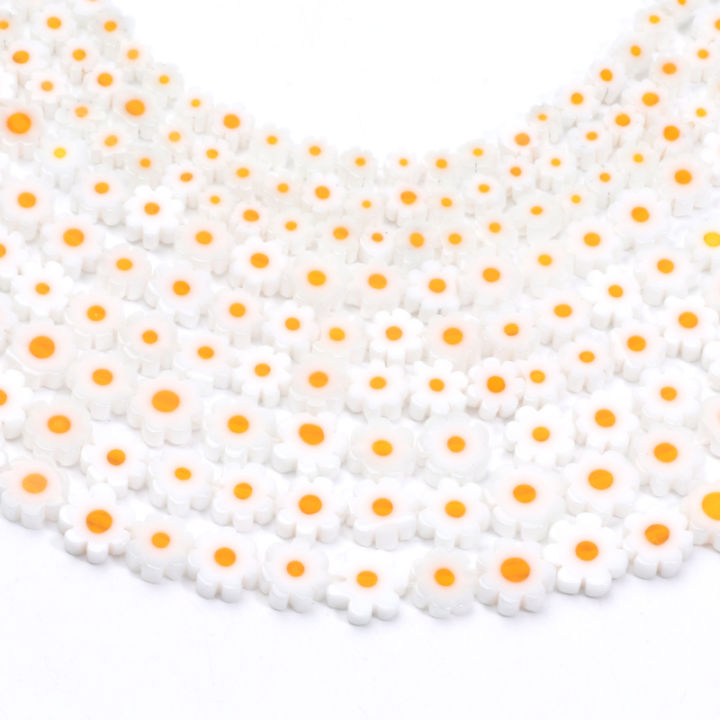 4-8mm%20Flower%20Lampwork%20Glass%20Flat%20Beads%20Daisy%20Spacer%20Loose%20Beads%20For%20Jewelry%20Making%20DIY%20Bracelet%20Crafts%20Handmade%20Accessories%20-%20Image%202