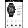 Foreign Trade Watch Large Dial For Men Quartz Waterproof Sport Square Luminous Watch For Men. 