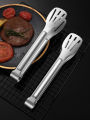 Stainless Steel Food Tongs Barbecue Tongs Meat Salad Steak Food Serving Clip Tweezers Long BBQ Cooking Tongs Kitchen Utensils.