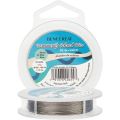 19 Strands Bead String Wire (0.015 inch/0.38mm 49FT) Nylon Stainless Steel Beading for Necklace Bracelet Making LightGray kit. 