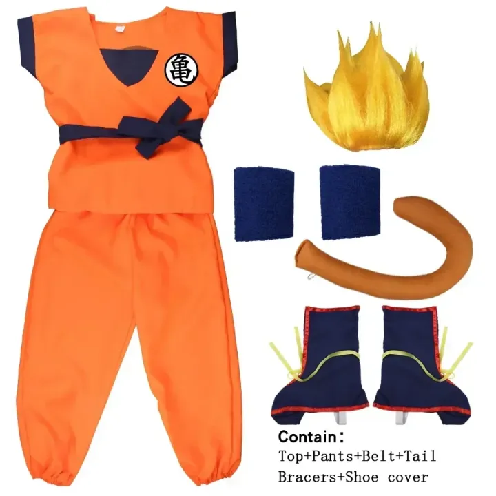 Halloween%20Adult%20Kids%20Suits%20Son%20Goku%20Gui%20Carnival%20Anime%20Cosplay%20Holiday%20Costumes%20Tail%20%20Wrister%20Wig%20Blue%20Gold%20Children%20Dress%20Up%20-%20Image%207
