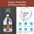Heavy Duty Utility Wall Hooks for Hanging Clothe and Kitchen Bathroom Accessories Items, ABS Plastic Transparent Hanger for Towel Stainless Steel Self Adhesive Reusable Hook for Household (1,3,5,10 Pcs). 