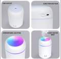 H2O Portable Rainbow Humidifier Led Ultrasonic Cool Mist USB Car Air Aroma Silent Diffuser For Home Office Hotel. 