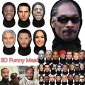 Realistic 3D Mask Full Face for Women Man Cosplay Accessories Mascaras Halloween Masquerade Mesh Headgear. 