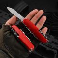 Multi-functional Swiss Style Army Knife Outdoor Use Multi-purpose Tool Creative Gift Idea Multi-piece Pocket Knife Set. 