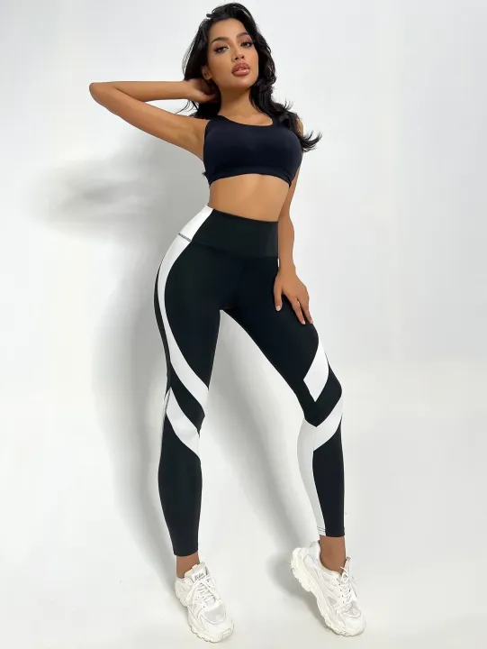 Two%20Tone%20Yoga%20Leggings%20Tummy%20Control%20Sports%20Tights%20-%20Image%206