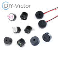 10Pcs 3V 5V 12V Active Buzzer 12095 Piezo Magnetic Long Continous Beep Tone Alarm Ringer 12085 Passive 16R Fit For Computers.
