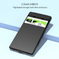 HDD Case USB2.0 3.0 Enclosure Case 2.5 Inch SATA SSD HDD Mobile Box 6Gbps External Mobile Box Hard Disk Adapter Support 6TB. 