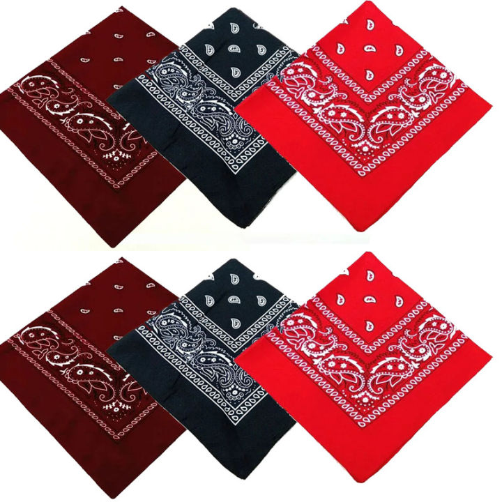 1/3/6pcs%20Cotton%20Bandana%20Headband%20Denim%20Men'S%20Cycling%20Sports%20Headwear%20Wrist%20Guard%20Single-Sided%20Headscarf%20Paisley%20Scarf%20-%20Image%207