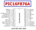 14 Pcs PIC16F876A Microcontroller DIP PIC 16F876A  28pins IC 16F876. 