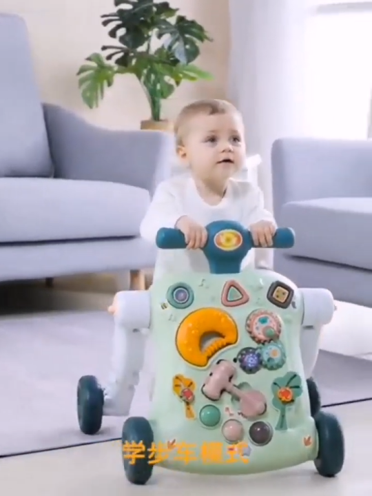 Premium Baby Toddler Walker with Early Learning Activity Center – 48cm Height