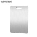 Titanium Cutting Boards for Kitchen Stainless Board 304 Steel Thickened Double Sided Food Grade Portable Fruit Meat Chopping. 