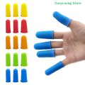 3Pcs Silicone Fingers Cap Anti-cut Heat Resistant Finger Protector Cooking Tool. 