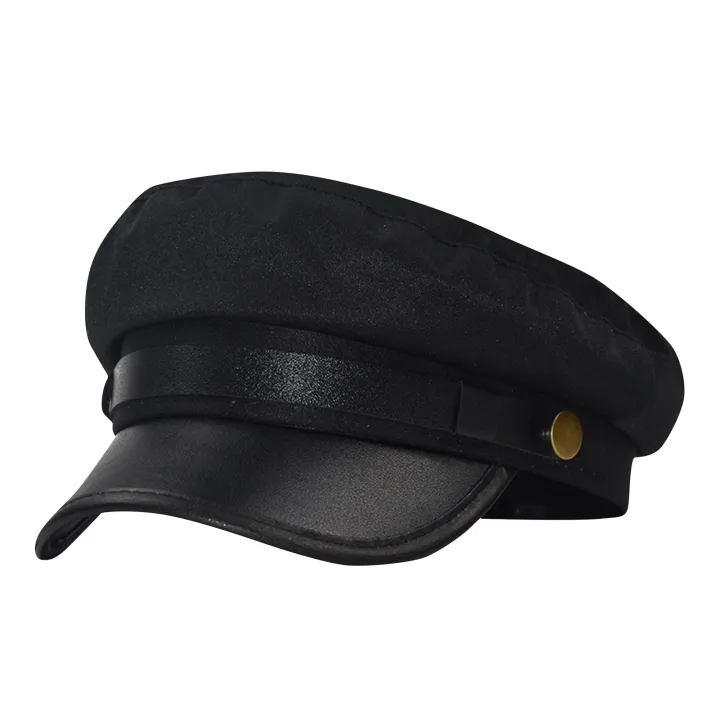 Women'S%20Spring%20And%20Autumn%20All-Match%20Retro%20Flat-Top%20Beret%20Adjustable%20Casual%20Fashion%20Small%20Face%20Sun%20Hat%20Classic%20Navy%20Hat%20-%20Image%205