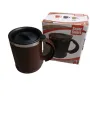 Coffee Mug With Air Tight Lid 380ml | Stainless Steel Mug With Lid And Handle, Stainless Steel Travel Mug & office Mug Leakproof Tumbler, Tea Mug - Coffee Mug -Juice - Drinks & Baby Milk Hot and Cool Long Time. 