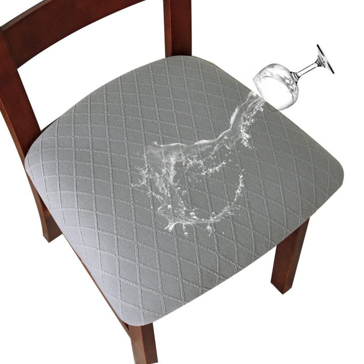Eeaivnm Seat Covers For Dining Room Chairs,Stretch Printed Chair Covers With Ties,Removable Washable Upholstered Chair Protector Seat Cushion