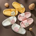 Summer Children's Girls Flower Slippers Casual Solid Soft  Boys Slippers Breathable Non-slip Home Bathroom Slipper Kids shoes. 