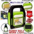 Genuine LED Work Light Hurry Bolt Work Lamp Flashlight Rechargeable Emergency torch Lumens COB 3 solar Lights Spotlights Built-in Battery for Camping Household. 