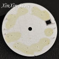 Sky Blue 28.5mm GS Watch Dial With Hands Wave Textured Surface Watch Face Watch Parts for NH35 4R35 Movement for GS Mod Parts. 