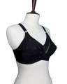Soft Cotton Embroided Bra For Women With Support Belt, Fancy Cotton Brazier. 