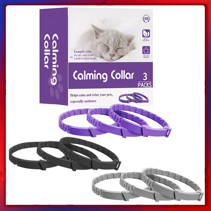 Calming Collar for Cats Pet Calming Pheromone Collar for Cats Dogs ...