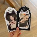 Cute Card Holder 3 Inch Photocard Holder Idol Photo Card Protective Sleeves Couple Photo Display Case Pendant .