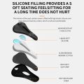 ESLNF Gel Soft Bike Anti-slip Waterproof Saddle Cover Cushion Padded Sport Bicycle Outdoor Shock Absorption Padded Seat Cover. 