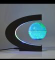 Magnetic Levitation 3D Printing Globe Creative Gift Ornaments 3 Inch C-Shaped Magnetic Field Suspension Technology Ornaments. 
