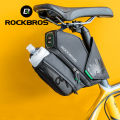 ROCKBROS Bicycle Bag MTB Road Bike Tail Bag Water Bottle Bag Waterproof Saddle Seatpost Rear Bag 1.5L Large Storage Cycling Bag. 