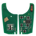 jingyuqin 10pcs/lot 2/3/4 Buttons Remote Control Fob Flip Folding Key For Chevrolet Lova Sail Aveo Cruze 315/433Mhz PCF7937E.