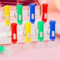 Pack of 12 Bright Mini LED Keychain Flashlight
Small Pocket Torch White
Lighting Random Color. 