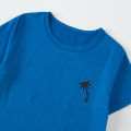 2-Piece Children's Summer Casual Minimalist Set for Boys and Girls, Comfortable Round Neck Short-Sleeved Top, Versatile Shorts. 