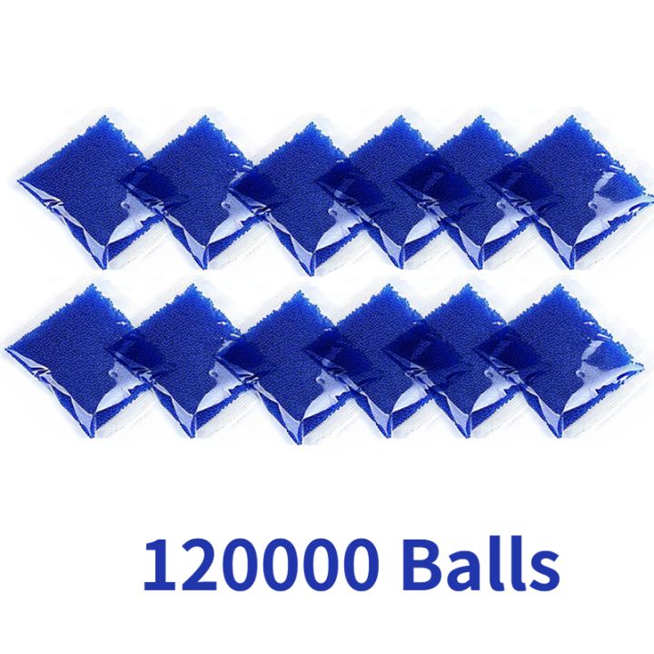 120000pcs 78mm Water Beads Gel Ball Electric Gun Polymer Crystal Soil