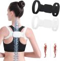 Adjustable Back Brace Support Invisible Shoulder Posture Corrector Unisex Spine Neck Health Correction Belt Home Office Sport. 