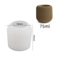 Concrete Mesh Irregular Candle Cup Silicone Mold DIY Mesh Gypsum Cement Tank Silicone Mold. 