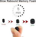 Memory Foam Ear Tips 3 Pairs for WF-1000XM5 XM4 Earbuds, Replacement Soft Earbuds Caps with Storage Case & Cleaning Pen Kit.