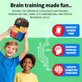 Electronic Sliding Block Puzzle with Multiple Challenges & LED Screen, Portable Educational Game for Kids to Develop Logic, and.