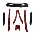 21Pcs/Set Bicycle Motorcycle Sport Sponge Helmet Inner Padding Foam Pads Kits Lining Protection Tool.